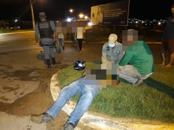  Sorriso: Motocicletas colidem em cruzamento de avenidas Geral Sorriso Mato Grosso