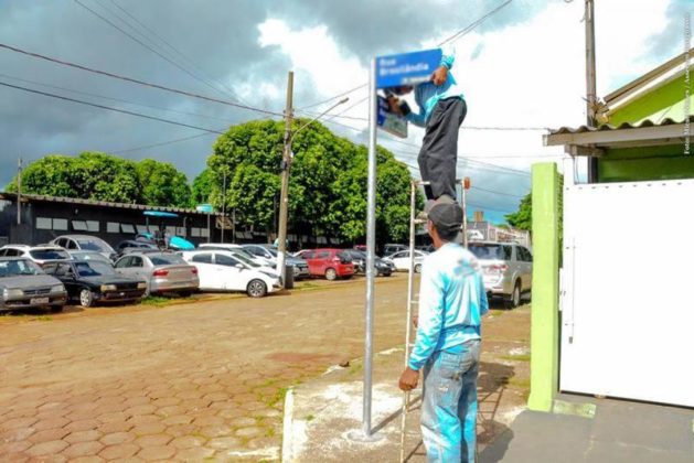 Indicação pede a instalação de placas de identificação com o nome das ruas no Bairro Colinas Geral Sorriso Mato Grosso