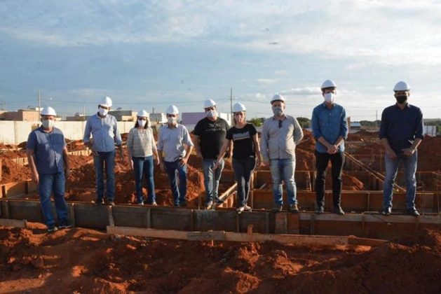 Vereadores participam de lançamento das obras da nova creche de Sorriso Geral Sorriso Mato Grosso