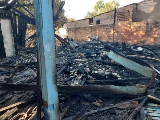 Sorriso: Casa se incedeia por duas vezes e na segunda não restou nada Sorriso Sorriso Mato Grosso