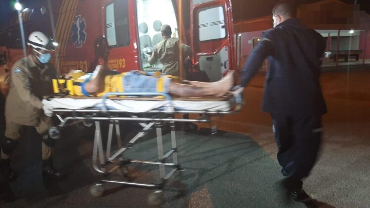 Sorriso: Motociclista invade preferencial e acaba ocasionando acidente Sorriso Sorriso Mato Grosso