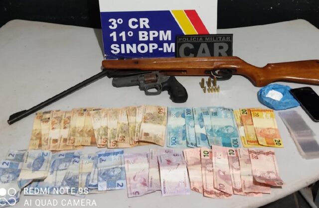 Droga e arma Sinop
