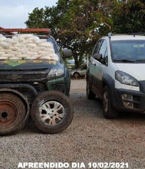 Gefron apreende 39 quilos de drogas e prende dois suspeitos em Cáceres