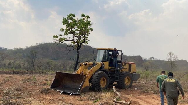 APREENSÃO DE MAQUINARIOS EM ALTO ARAGUAIA