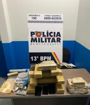 Apreensão 17 quilos de drogas em Lucas do Rio Verde