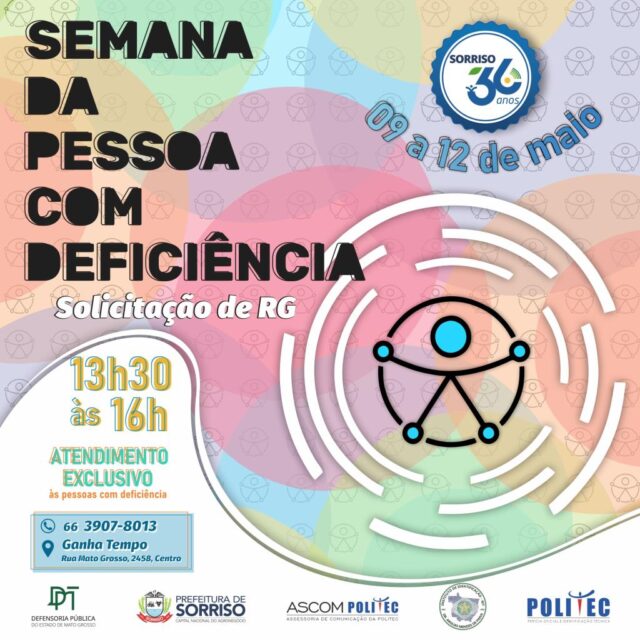 Semana da Pessoa com Deficiência de Sorriso