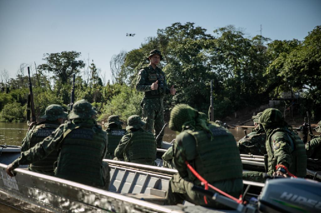 Batalhão Ambiental realiza treinamento de instruções de nivelamento para patrulhamento fluvial INTERNA 1