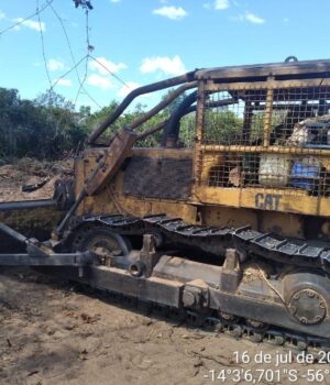 18.07 Batalhão Ambiental prende dupla por desmate ilegal, apreende maquinário e munições