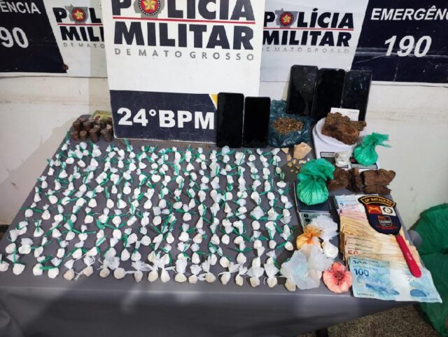 PM prende homem com mais de 200 porções de drogas no bairro Pedra 90